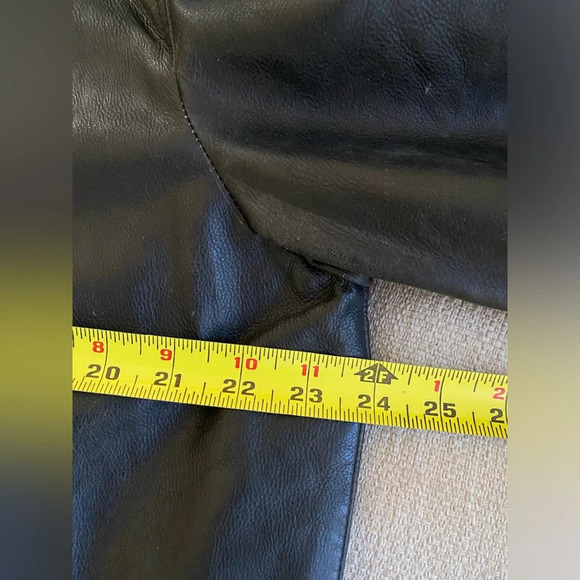 Marc New York Andrew Marc Leather Jacket Men’s Large Heavy Distressed Moto Black - Picture 14 of 14